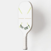 Pickle ball paddle aangepaste naam tekst (Links)