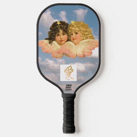 PICKLE BALL PADDLE CUSTOM DESIGN ANGEL (Voorkant)