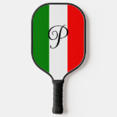 Pickle Ball Paddle met aangepaste initiaal (Achterkant)