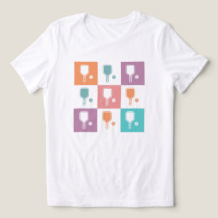 Pickle Ball Paddleball Comfort Kleuren Tri-Blend Shirt