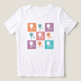 Pickle Ball Paddleball Comfort Kleuren Tri-Blend Shirt
