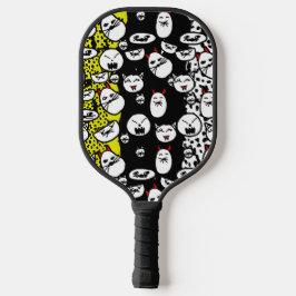 Pickle Ball-paddles met boosaardige katten Pickleball Paddle