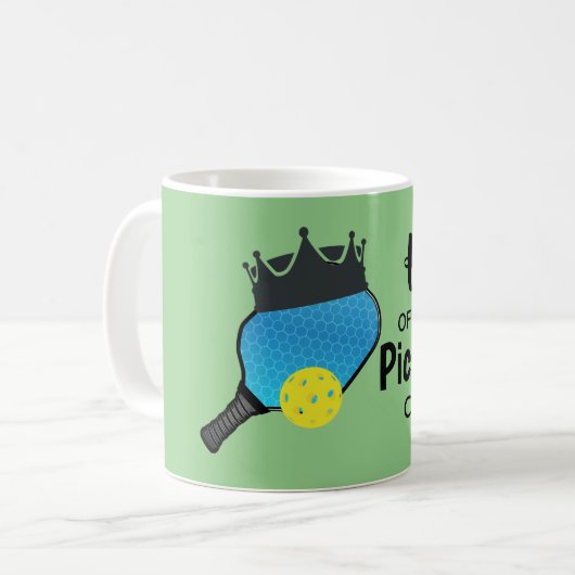 Pickle Ball Pickleball Design Coffee-Mok Koffiemok (Voorkant links)