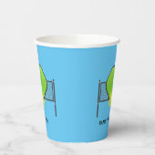 Pickle Ball Pickleball Design Cups Papieren Bekers (Links)