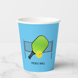 Pickle Ball Pickleball Design Cups Papieren Bekers