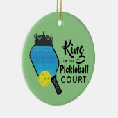 Pickle Ball Pickleball Design-keramisch sieraad Keramisch Ornament (Rechts)