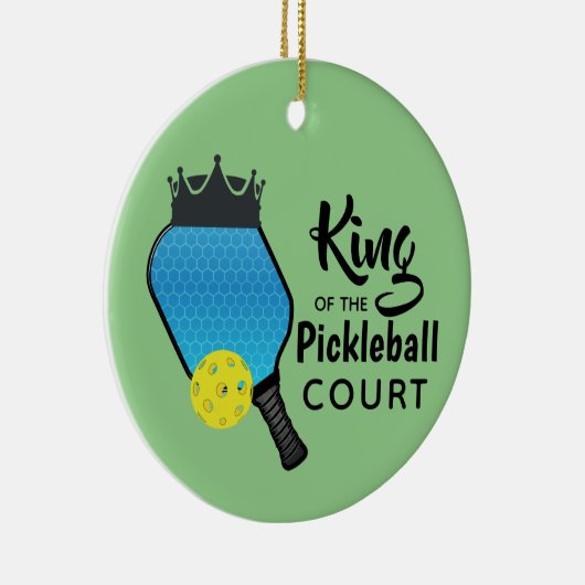 Pickle Ball Pickleball Design-keramisch sieraad Keramisch Ornament (Rechts)