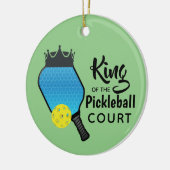 Pickle Ball Pickleball Design-keramisch sieraad Keramisch Ornament (Links)