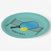 Pickle Ball Pickleball Design Paper Borden Papieren Bordje (Gekanteld)