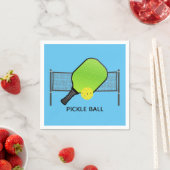 Pickle Ball Pickleball Design Paper Napkins Servet (Insitu)