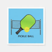 Pickle Ball Pickleball Design Paper Napkins Servet (Voorkant)