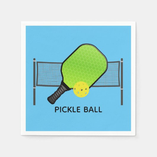 Pickle Ball Pickleball Design Paper Napkins Servet (Voorkant)