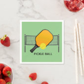 Pickle Ball Pickleball Design Paper Napkins Servet (Insitu)