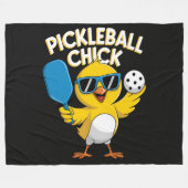 Pickle ball Pickleball Kip Fleece Deken (Voorkant (Horizontaal))