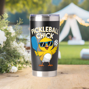 Pickle ball Pickleball Kip Geïsoleerde Drinkbeker