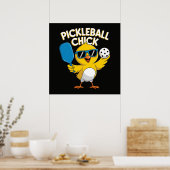 Pickle ball Pickleball Kip Poster (Keuken)