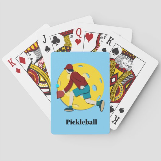 Pickle Ball Pokerkaarten (Achterkant)