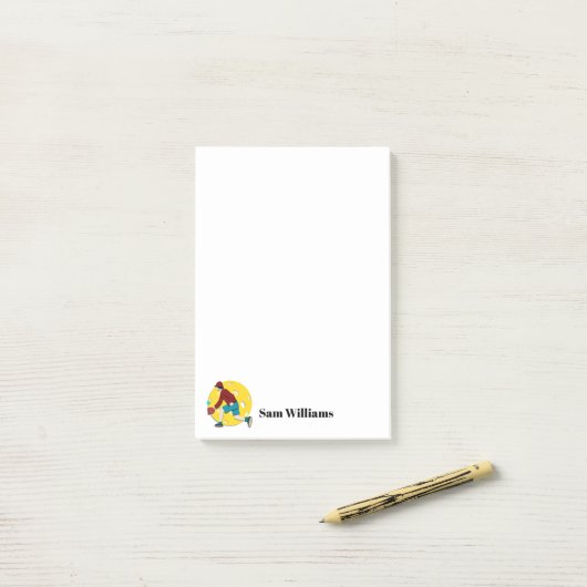 Pickle Ball Post-it® Notes (Op bureau)