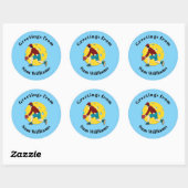Pickle Ball Ronde Sticker (Vel)