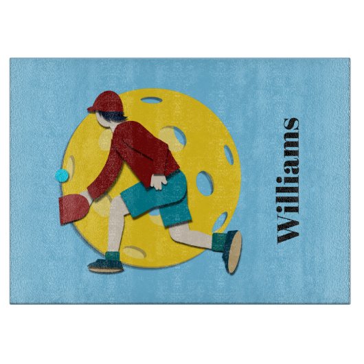 Pickle Ball Snijplank (Voorkant)