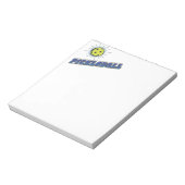 Pickle Ball Starburst Notitieblok (Linkerzijde)