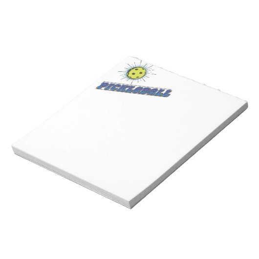 Pickle Ball Starburst Notitieblok (Linkerzijde)