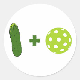 Pickle + Ball Sticker
