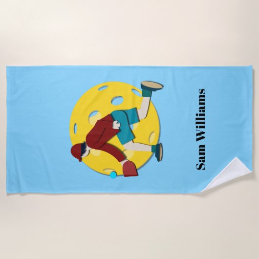 Pickle Ball Strandlaken (Voorkant)