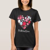 Pickle Ball Valentijnsdag Pickleball Lover T-shirt (Voorkant)