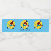 Pickle Ball Waterfles Etiket (Enkel label)