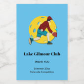 Pickle Ball Wijn Etiket (Enkel label)