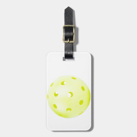 Pickle BAll Yellow Bagagelabel (Voorkant verticaal)