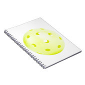 Pickle BAll Yellow Notitieboek (Rechterzijde)