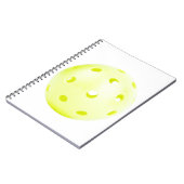 Pickle BAll Yellow Notitieboek (Linkerzijde)