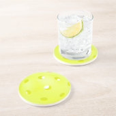 Pickle BAll Yellow Zandsteen Onderzetter (Zijkant)