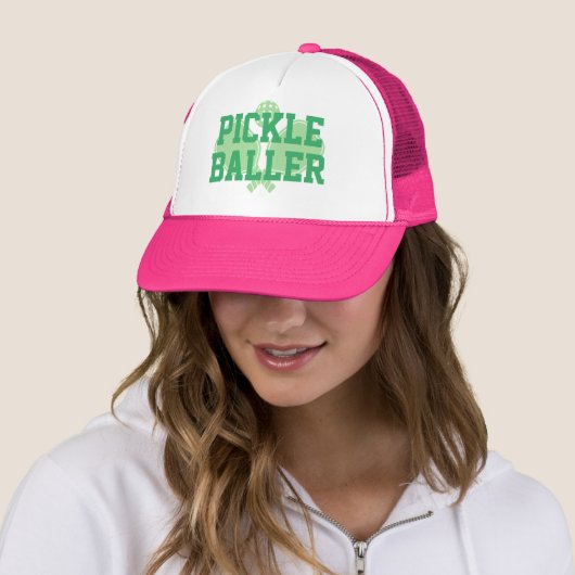 Pickle Baller Custom Trucker Hoed Trucker Pet (In situ)