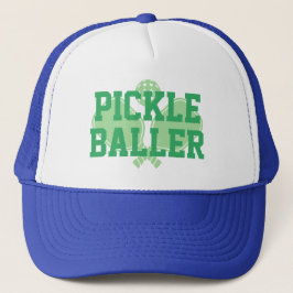 Pickle Baller Custom Trucker Hoed Trucker Pet