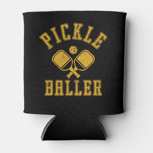 Pickle Baller Funny Pickleball Blikjeskoeler (Voorkant)