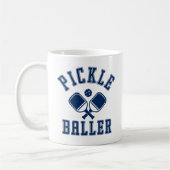 Pickle Baller Funny Pickleball Koffiemok (Links)