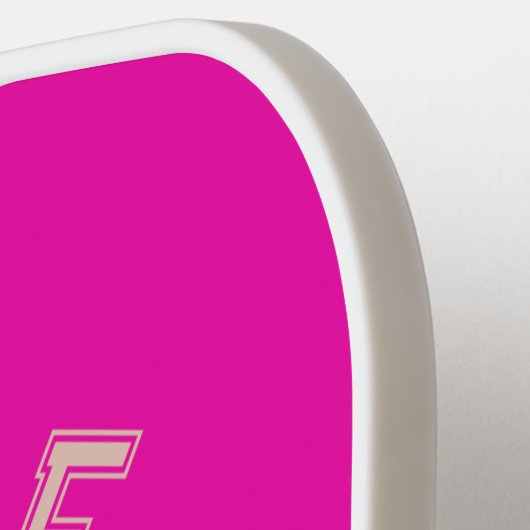 Pickle Baller Pickleball Collegiate Typografie Pickleball Paddle (Links Detail)