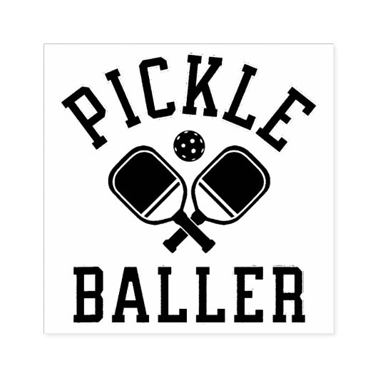 Pickle Baller Rubberstempel (Afrduk)