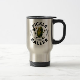 Pickle Baller Travel Mug – Pickleball Art Reisbeker