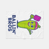 Pickle Ballin' Bros - Geschenken Vrienden, Broers, Fleece Deken (Voorkant (Horizontaal))