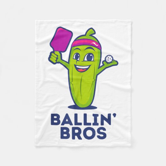 Pickle Ballin' Bros - Geschenken Vrienden, Broers, Fleece Deken (Voorkant)