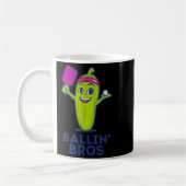 Pickle Ballin' Bros - Geschenken Vrienden, Broers, Koffiemok (Links)