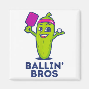 Pickle Ballin' Bros - Geschenken Vrienden, Broers, Magneet
