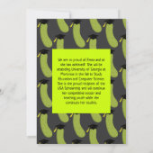 Pickle Big Dill Graduation Party Kaart (Achterkant)