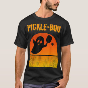 Pickle-Boo Ghost Spelen Pickleball Halloween Koste T-shirt