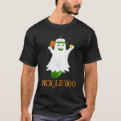 Pickle-Boo Pickle Ghost Funny Halloween Pickleball T-shirt (Voorkant)