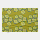 Pickle Chips Green Dill Pickle Chip Kitchen Towel Theedoek (Horizontaal)